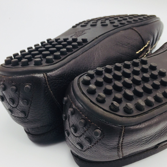 Polo Ralph Lauren Willem Brown Driving Loafers 15D - Picture 6 of 8